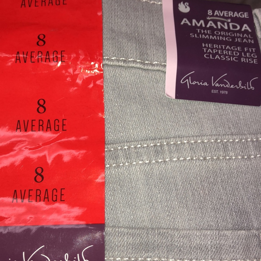 Gloria Vanderbilt Women's Amanda Classic Jeans - Picture 7 of 8